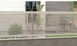 三協アルミ　フェンス　ニュービラフェース１型(アーバングレー)_コピー